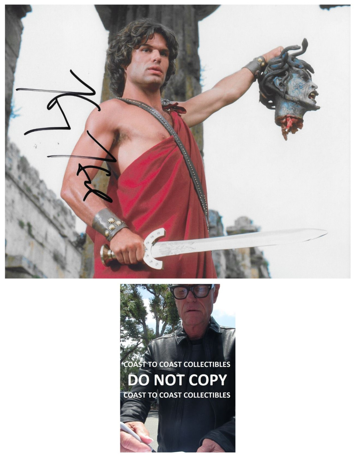 Harry Hamlin Signed 8×10 Photo Proof COA Autographed Clash of the Titans Actor