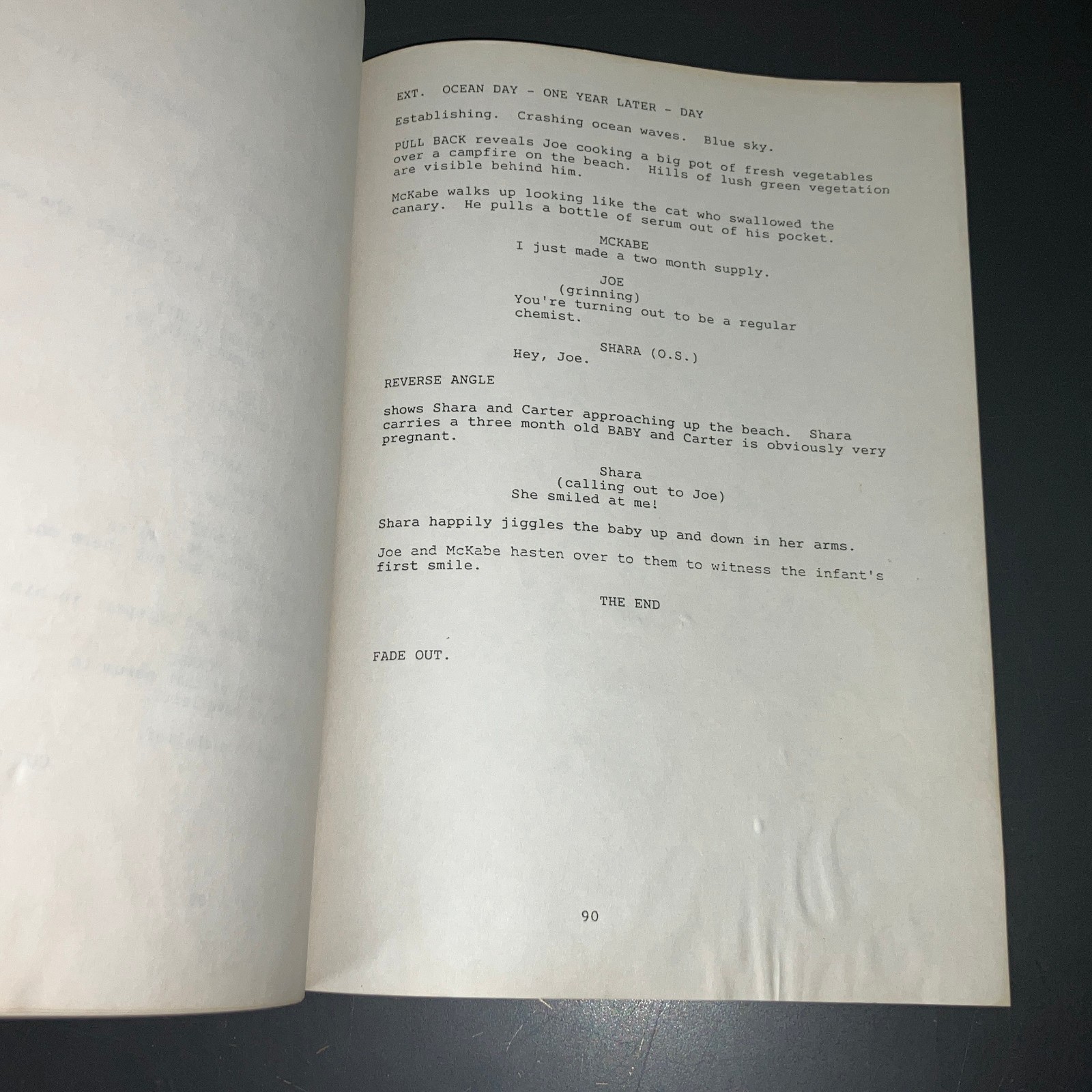 TERMINAL VIRUS 1995 Roger Corman Post-Apocalypse Sci-Fi Script Draft COA