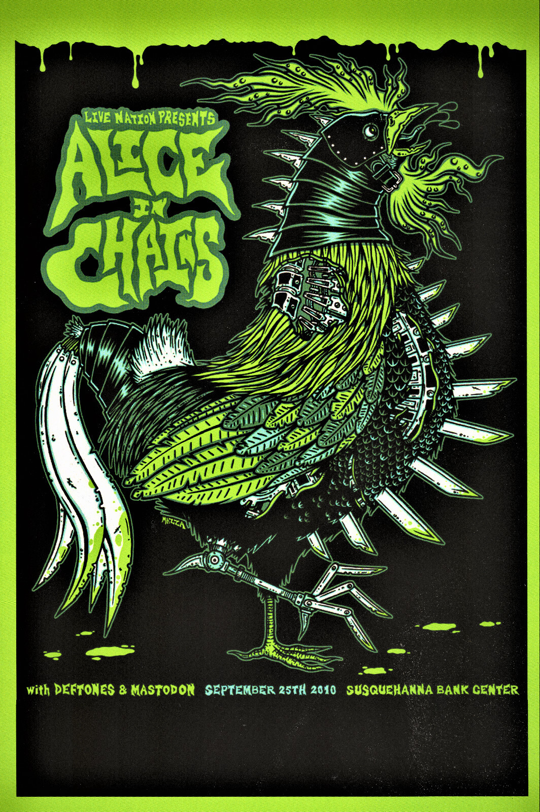 Alice in Chains Poster Cardstock Concert Poster – 12″ x 18″