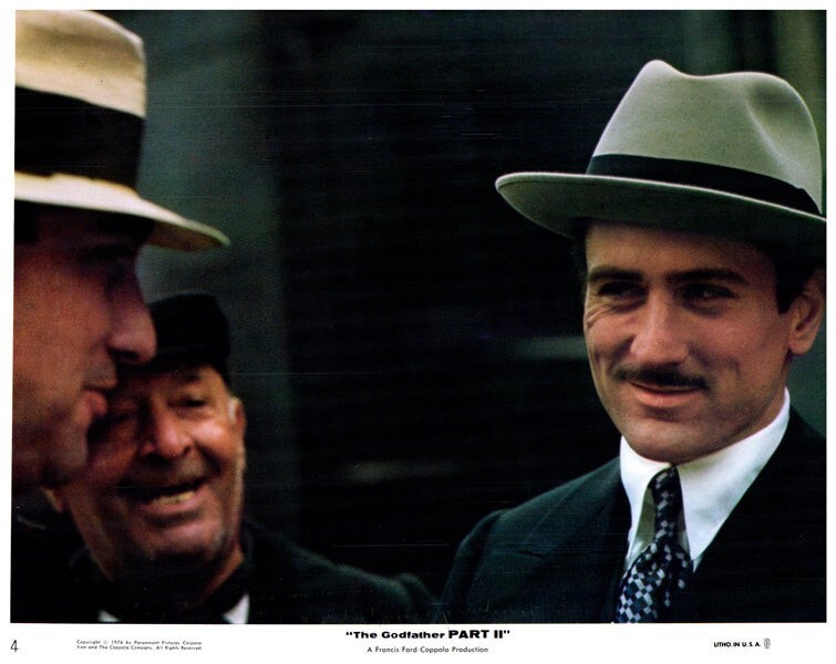 The Godfather Part 2 Original Lobby Card Robert De Niro Gangster Classic 1974