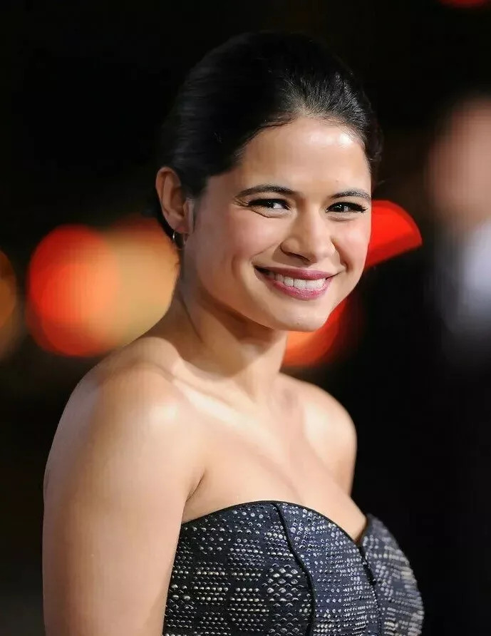 Melonie Diaz Smiling In Black Dress 8×10 PRINT PHOTO