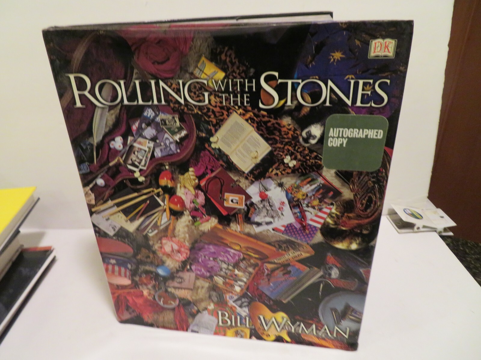 Rolling with the Stones DK PUBLISHER BILL WYMAN AUTOGRAPHED