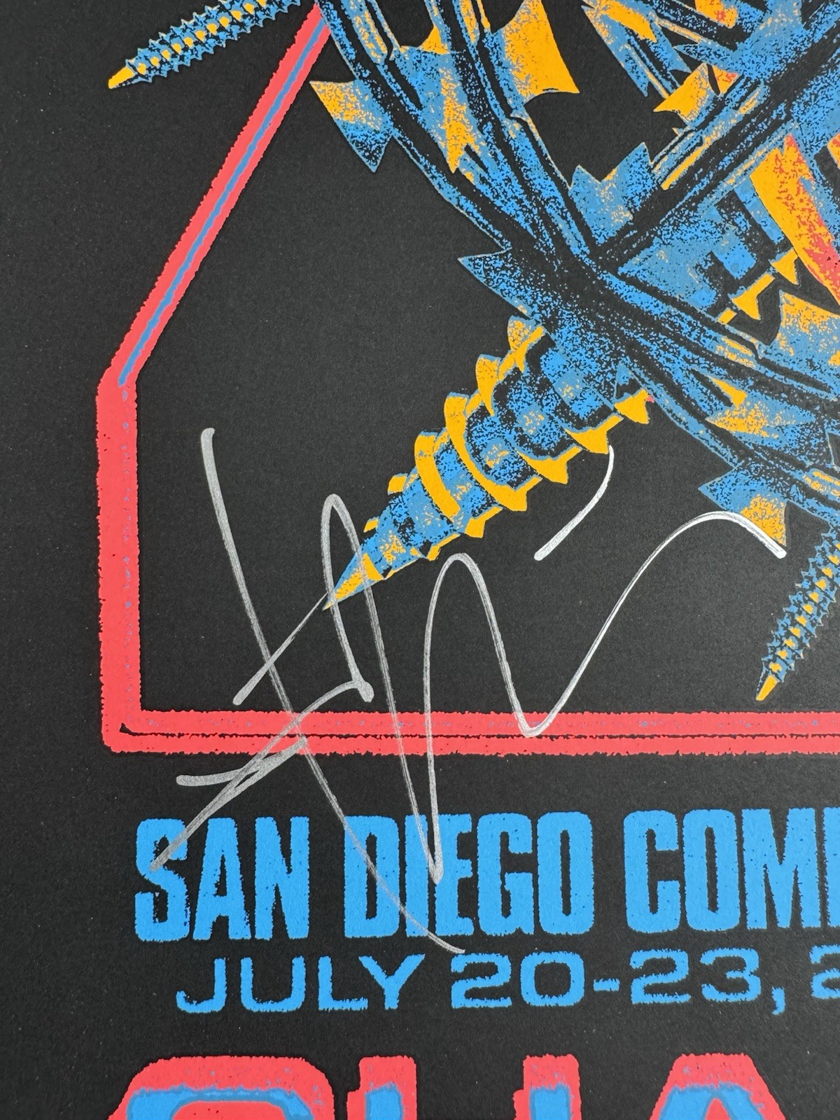 🚨SIGNED🚨 Meshuggah Chaosphere SDCC 2023 Rebellion Republic silkscreen poster