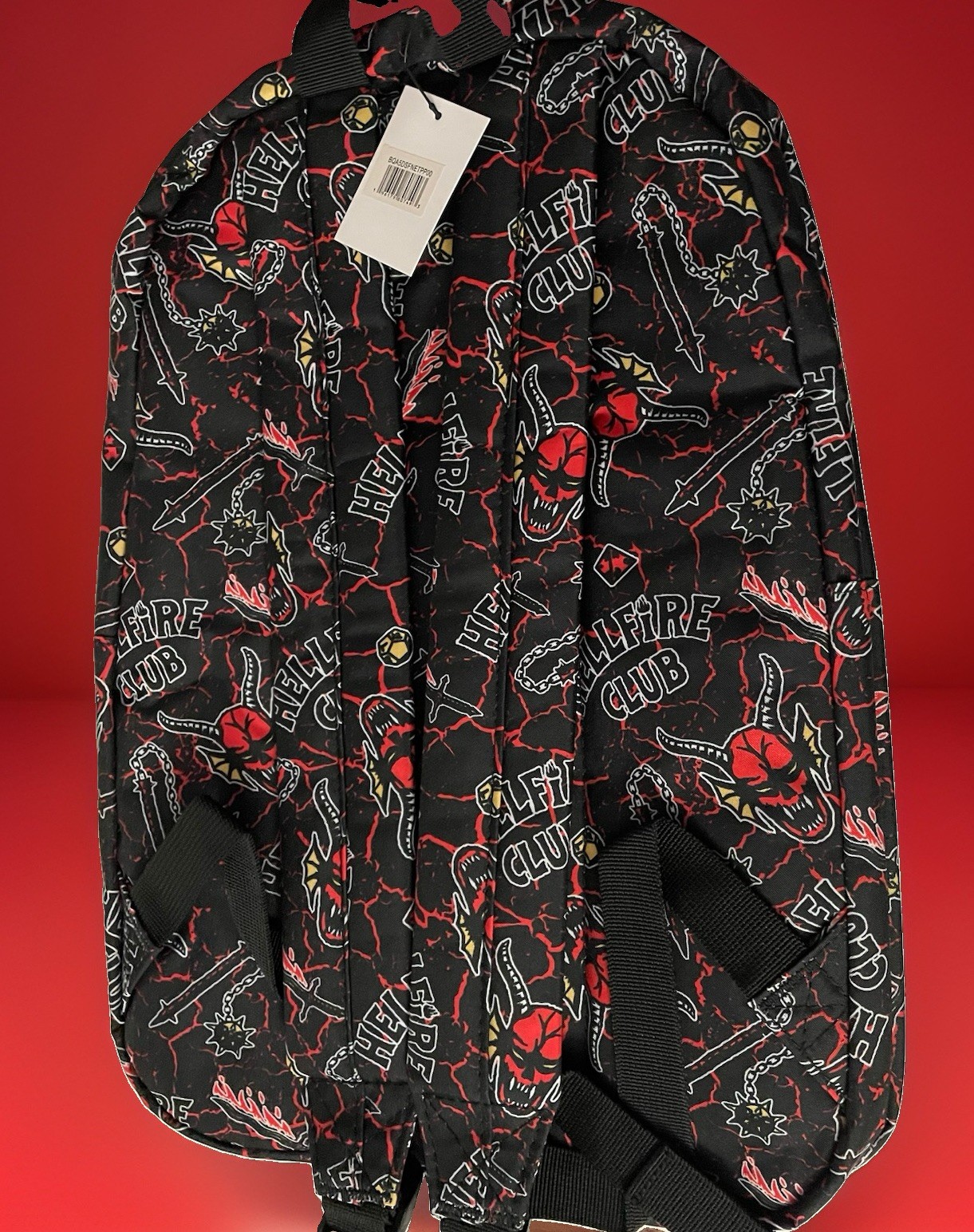 Netflix Stranger Things Hellfire Club All Over Print Laptop Full Size Backpack