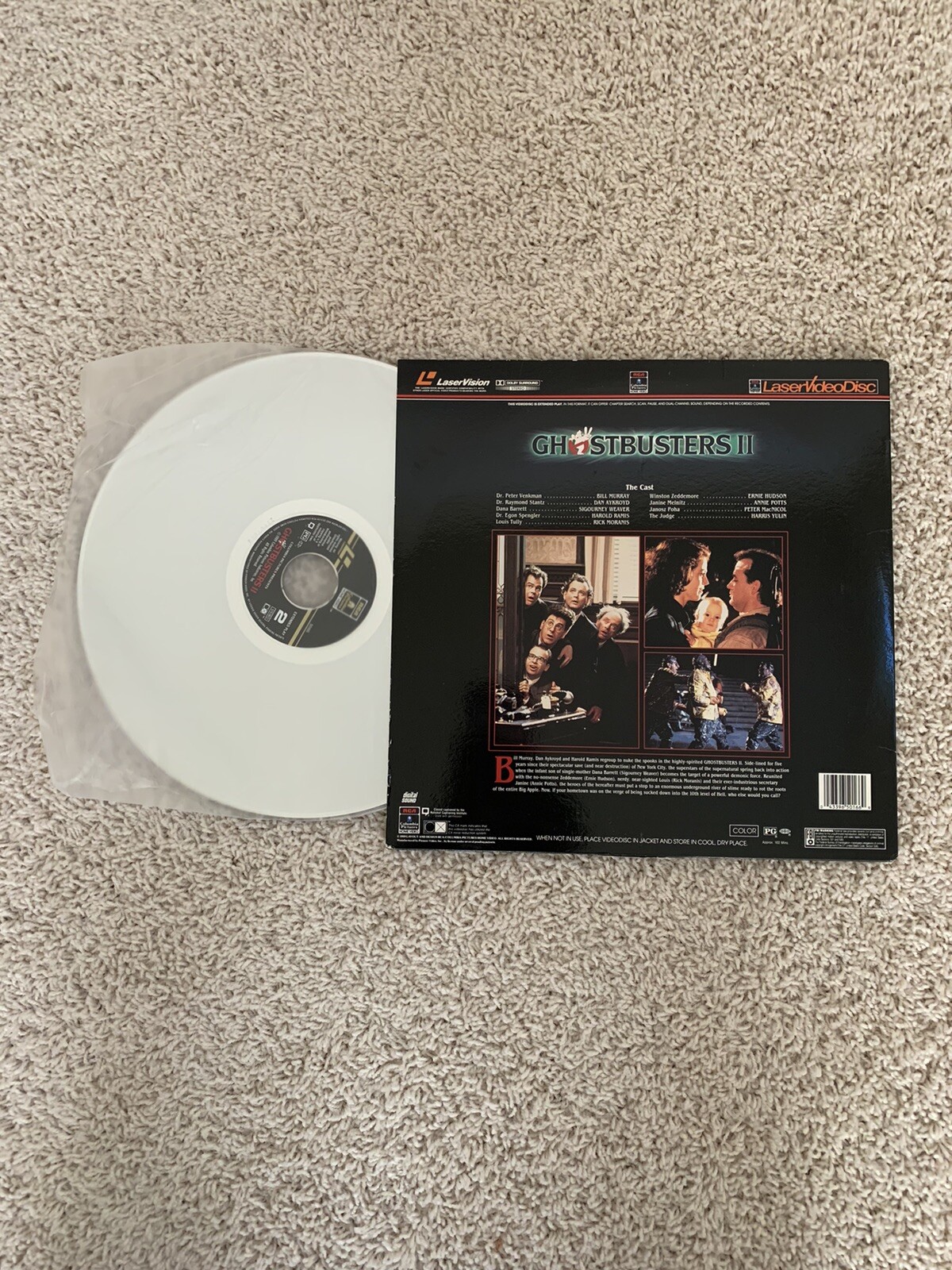 Ghostbusters II Laser Disc