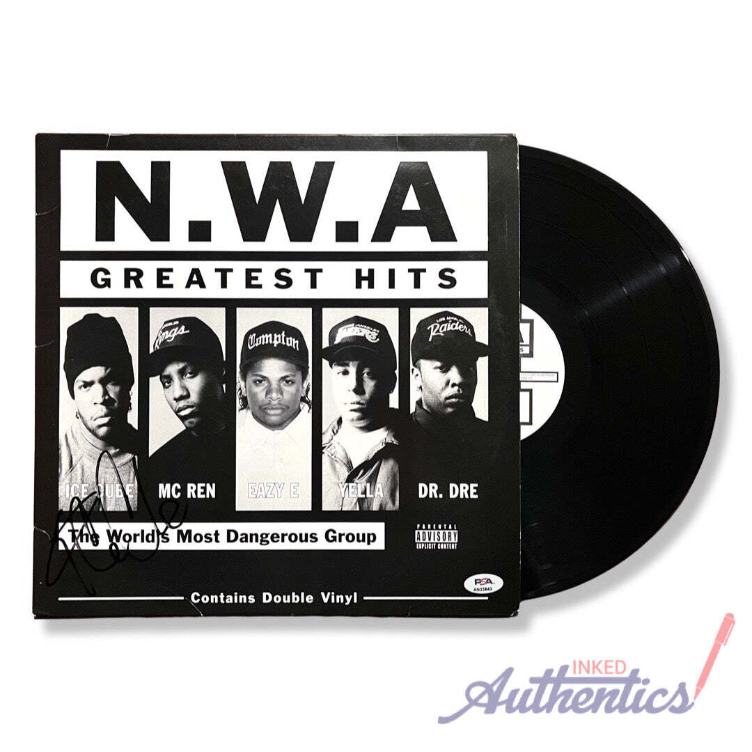 Ice Cube Signed Autographed Vinyl LP “N.W.A Greatest Hits” PSA/DNA Authentic