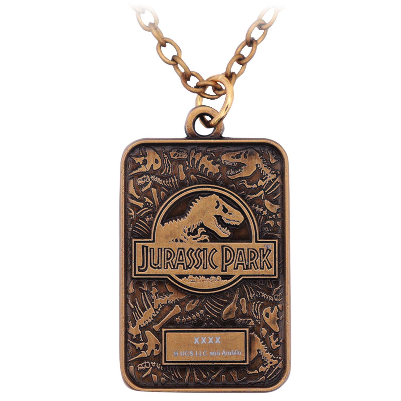 Jurassic Park Limited Edition Unisex Amber Necklace RARE LE jurassic world