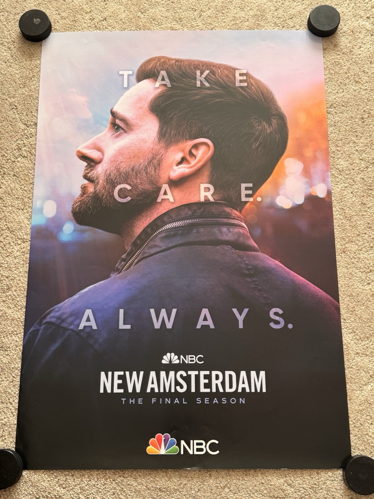 NBC New Amsterdam the Final Season TV Show promotional Poster 27×40 Ryan Eggold