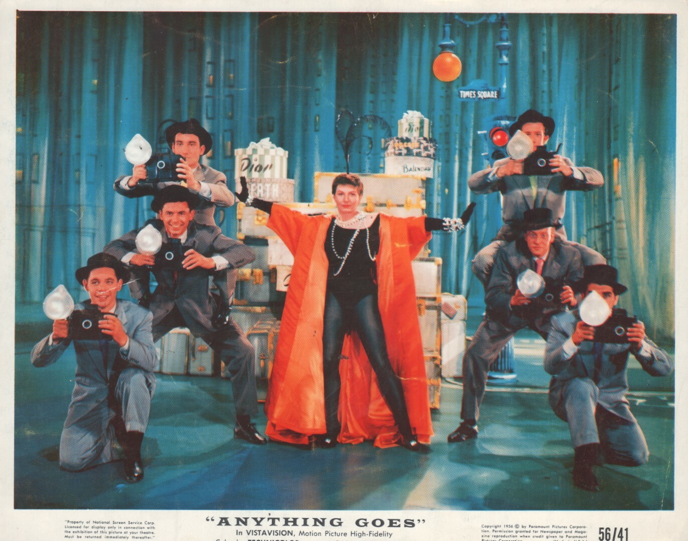 Anything Goes (1956) 8×10 color movie photo aka mini lobby card #nn