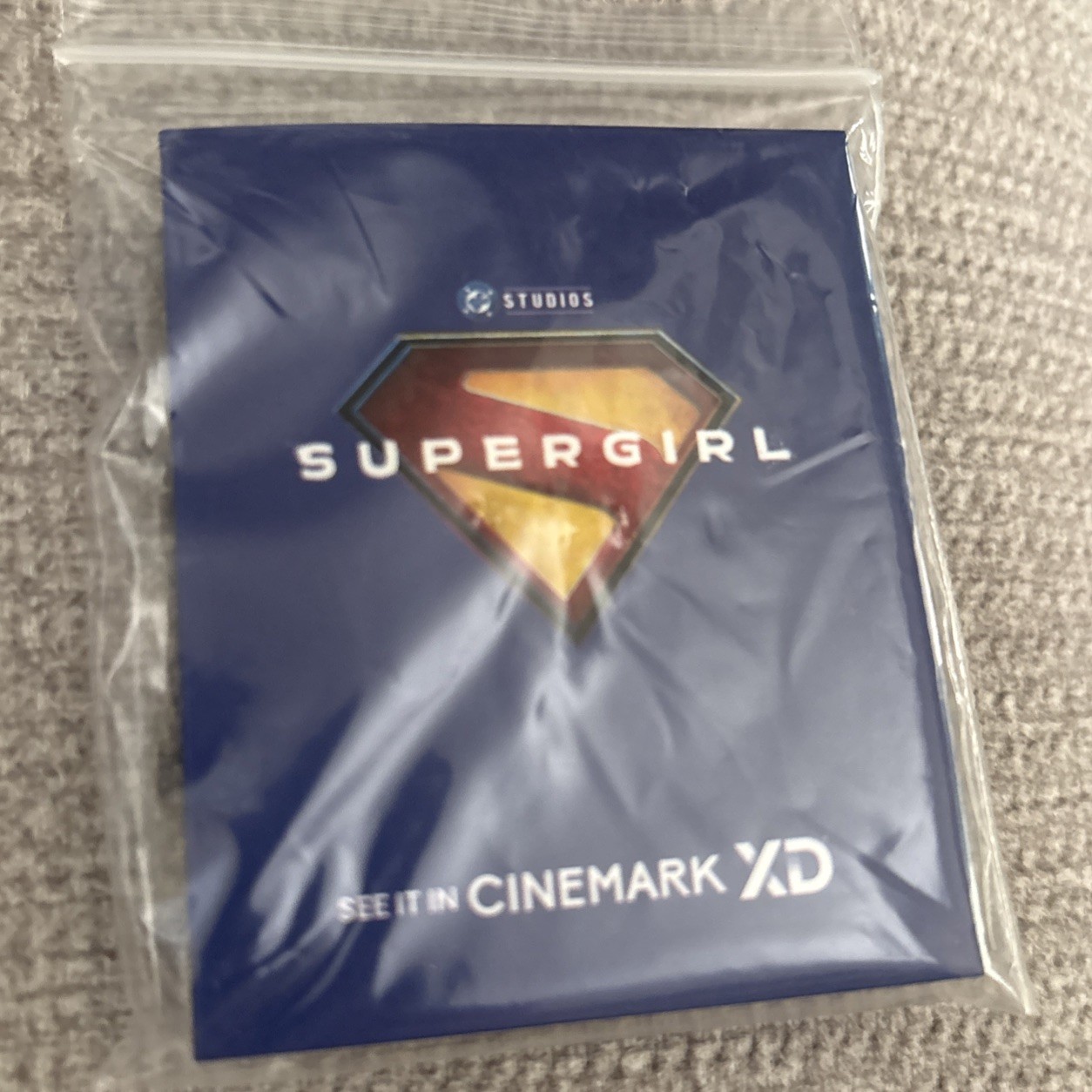 Cinemark XD DC Studios SUPERGIRL Fan Event Screening Exclusive Pin New Superman