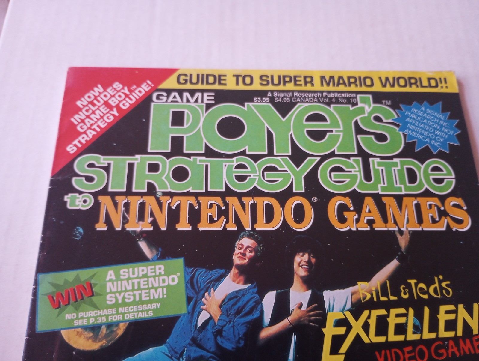 Game Players Strategy Guide For Nintendo Games October 1991 NES SNES Game Boy