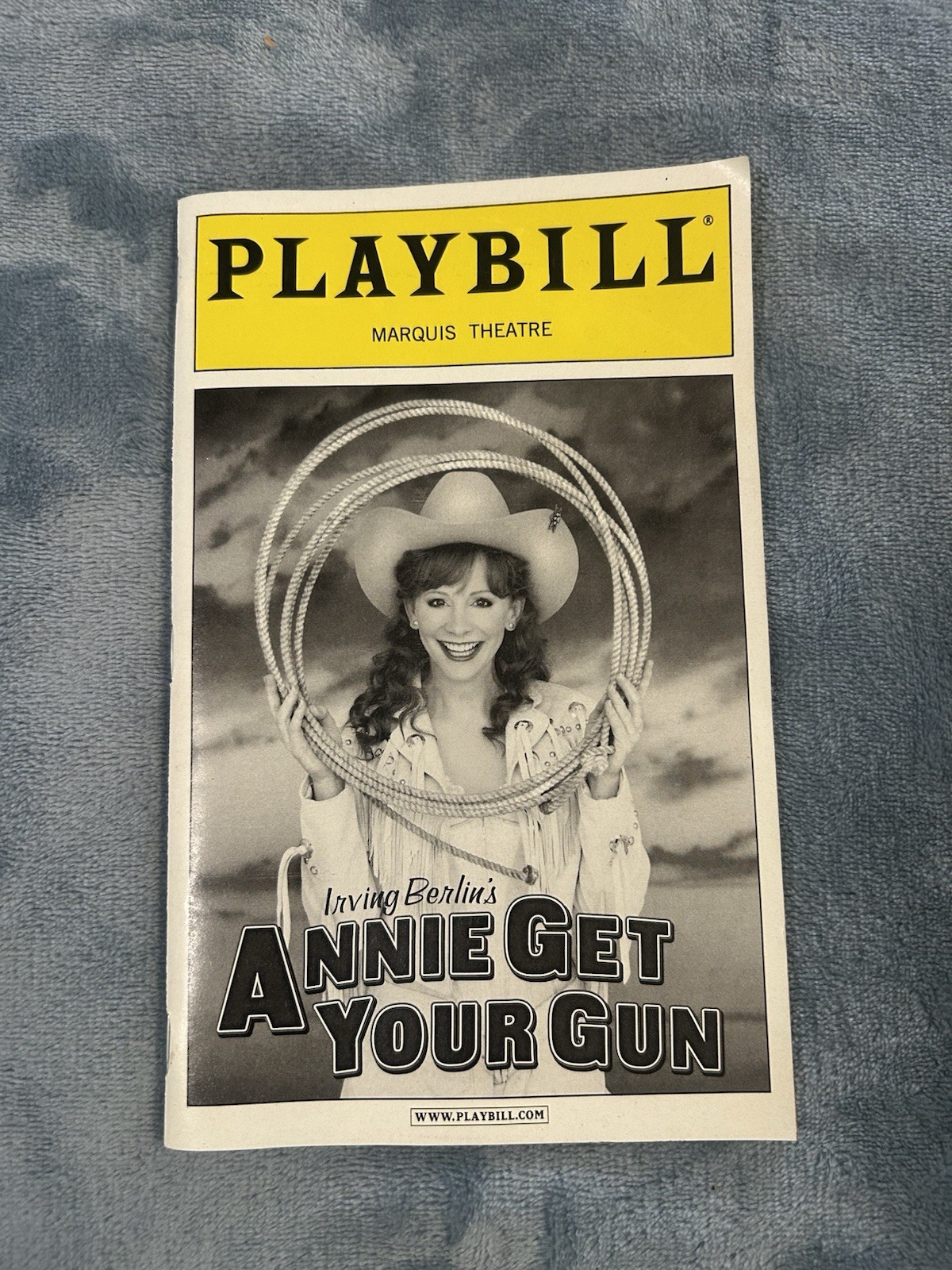 Playbill Annie Get Your Gun Reba McEntire Marquis Theatre May 2001 Broadway