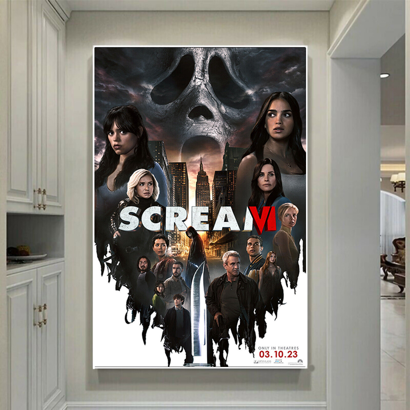 SCREAM 6 VI (2023) Movie Poster – Ghostface – Horror – Size 24 x 36 Inches
