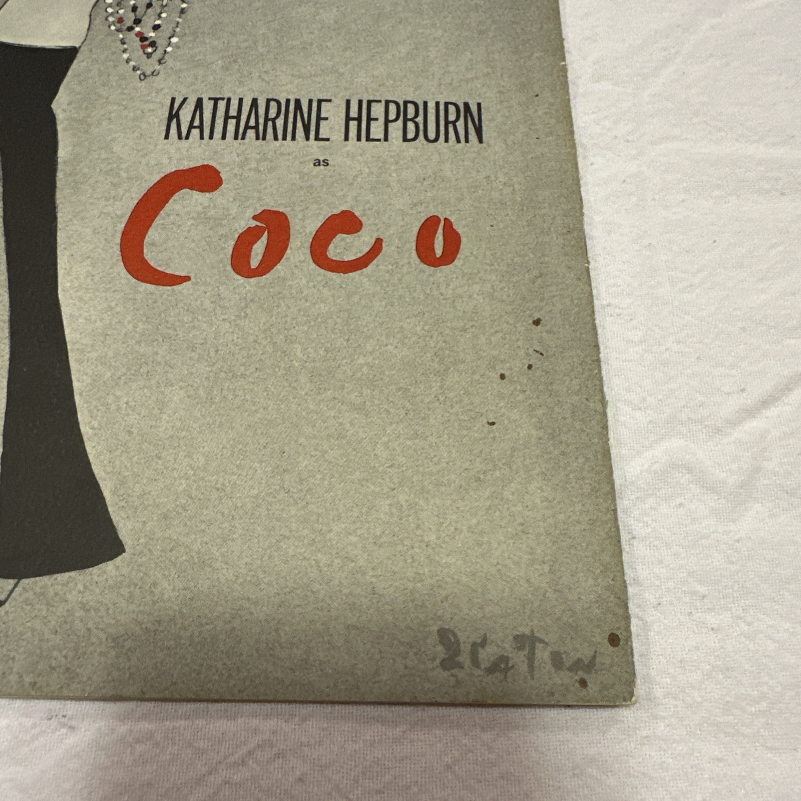 VNTG 1969 KATHERINE HEPBURN ‘COCO’ BROADWAY PROGRAM STAR TREK RENEÈ AUBERJONOIS