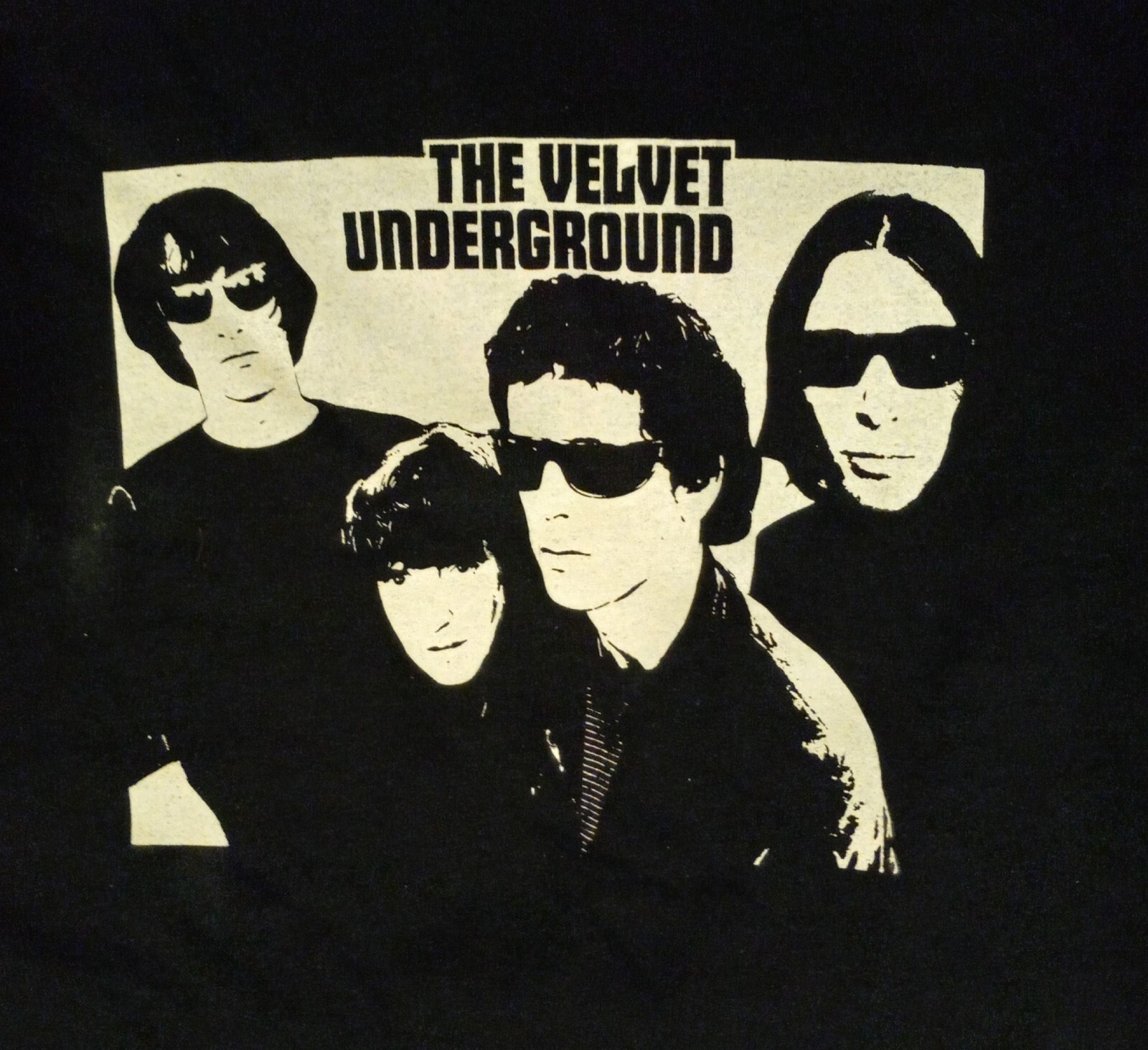 XL VELVET UNDERGROUND T-Shirt. death punk Lou Reed John cale
