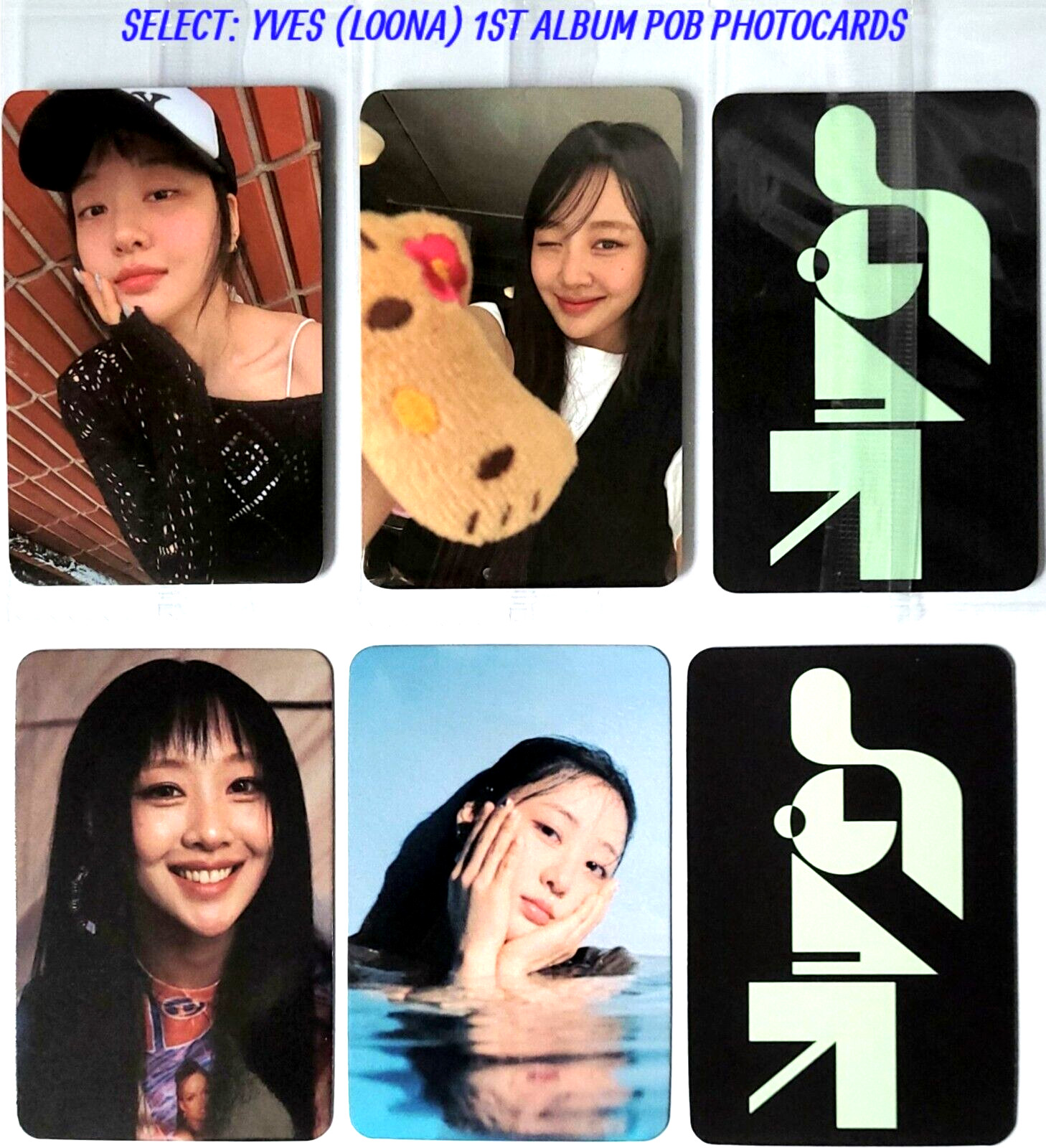 YVES LOONA 1ST EP LOOP OFFICIAL PHOTOCARD -KTOWN4U (SELECT) KPOPPINUSA