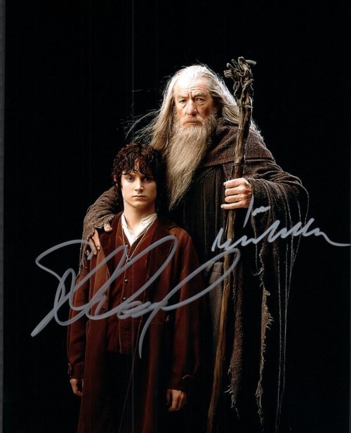 Lord Of The Rings Autographed Original 8×10 Photo LOA TTM