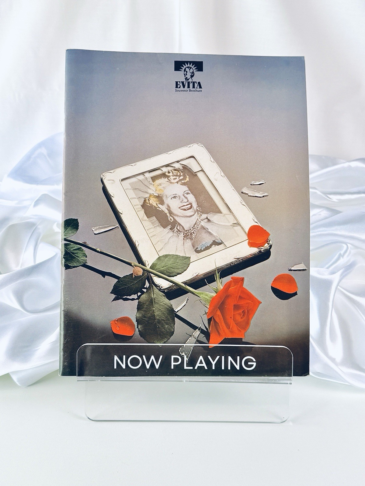 Evita Souvenir Brochure Broadway Musical Program Andrew Lloyd Webber VG+