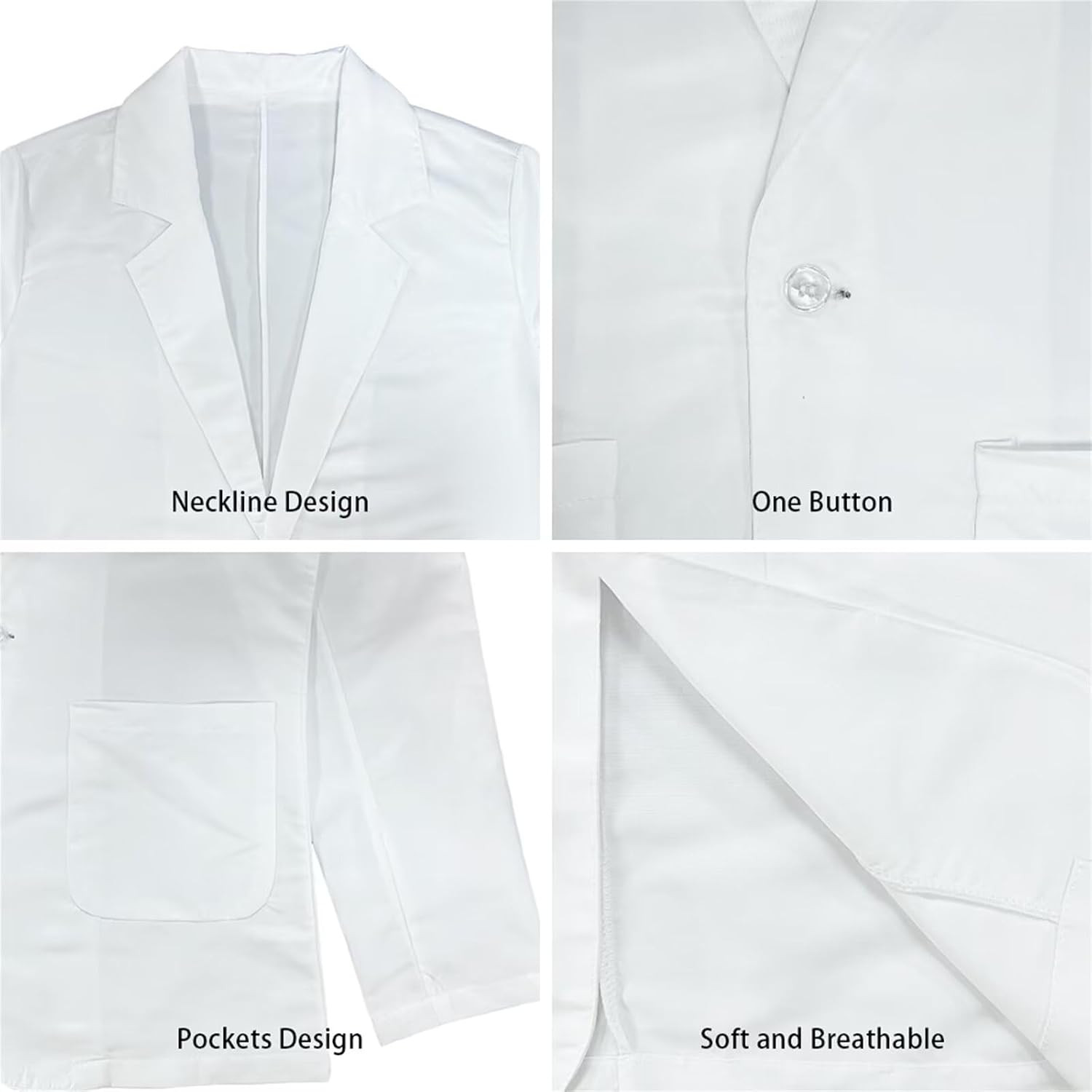 Blazer for Men Regular Fit Suit Jacket Sport Coats with Pocket One Button Formal