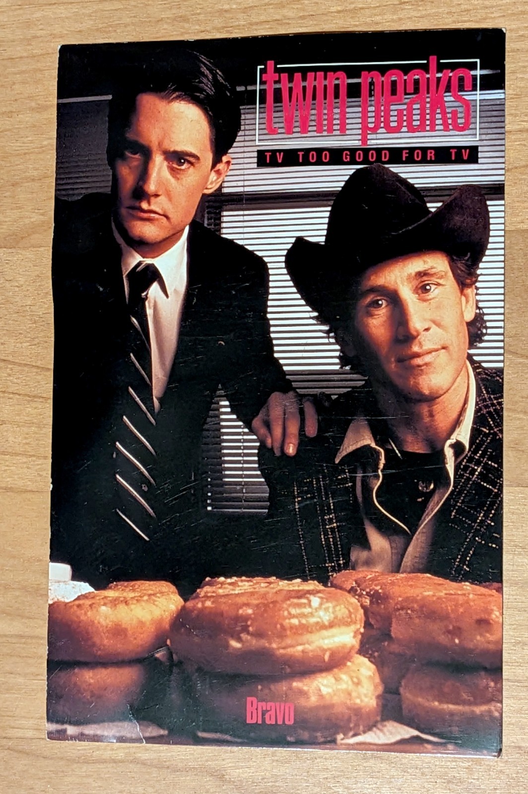 Hype Card – 1993 Twin Peaks Bravo TV Promo Agent Cooper Sheriff Truman Donuts