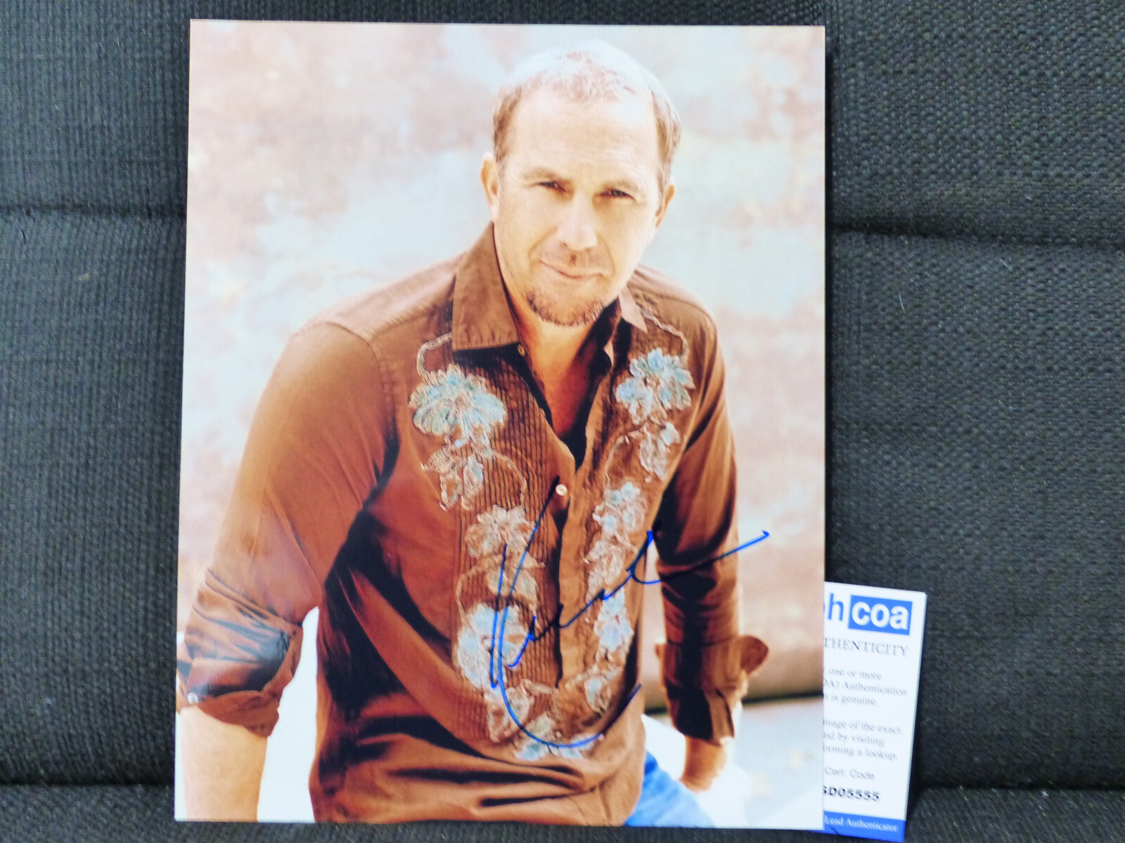 KEVIN COSTNER signed autograph 8×10 autographed Photo InPerson ACOA COA