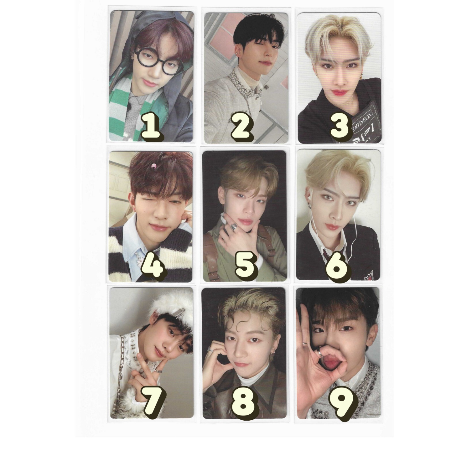 Zero Base One ZB1 [MELTING POINT] 2nd Mini Album Photo card POCA VER. SET KPOP