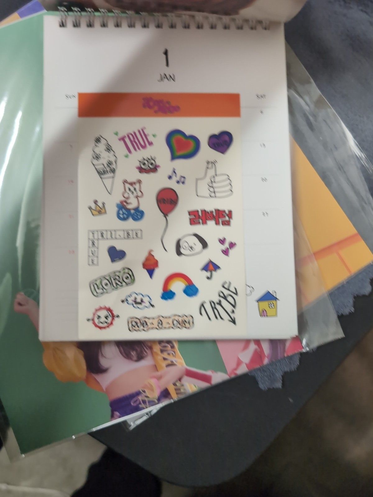 Weeekly KPop Poster Calendar lot Glossy Print Pictures Photo