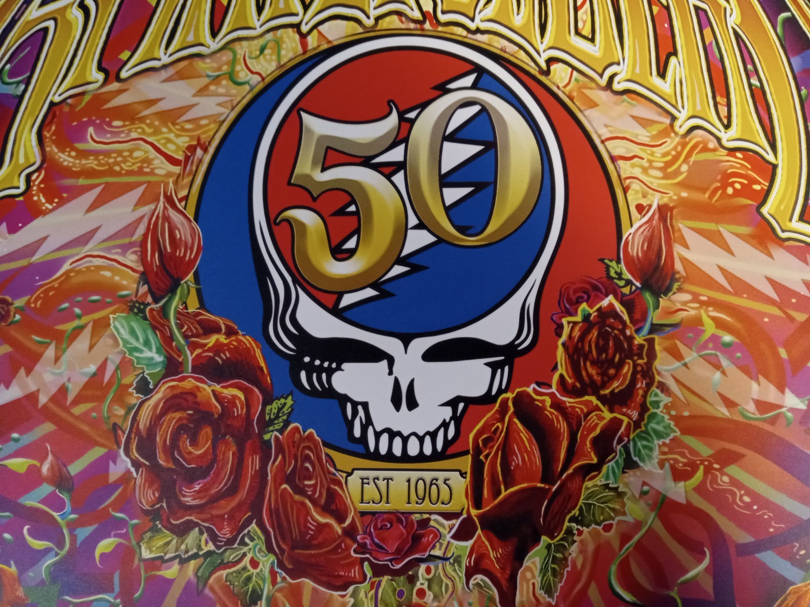 Grateful Dead 50th Anniversary Poster – Signed/Numbered by Mike Dubois (270/350)