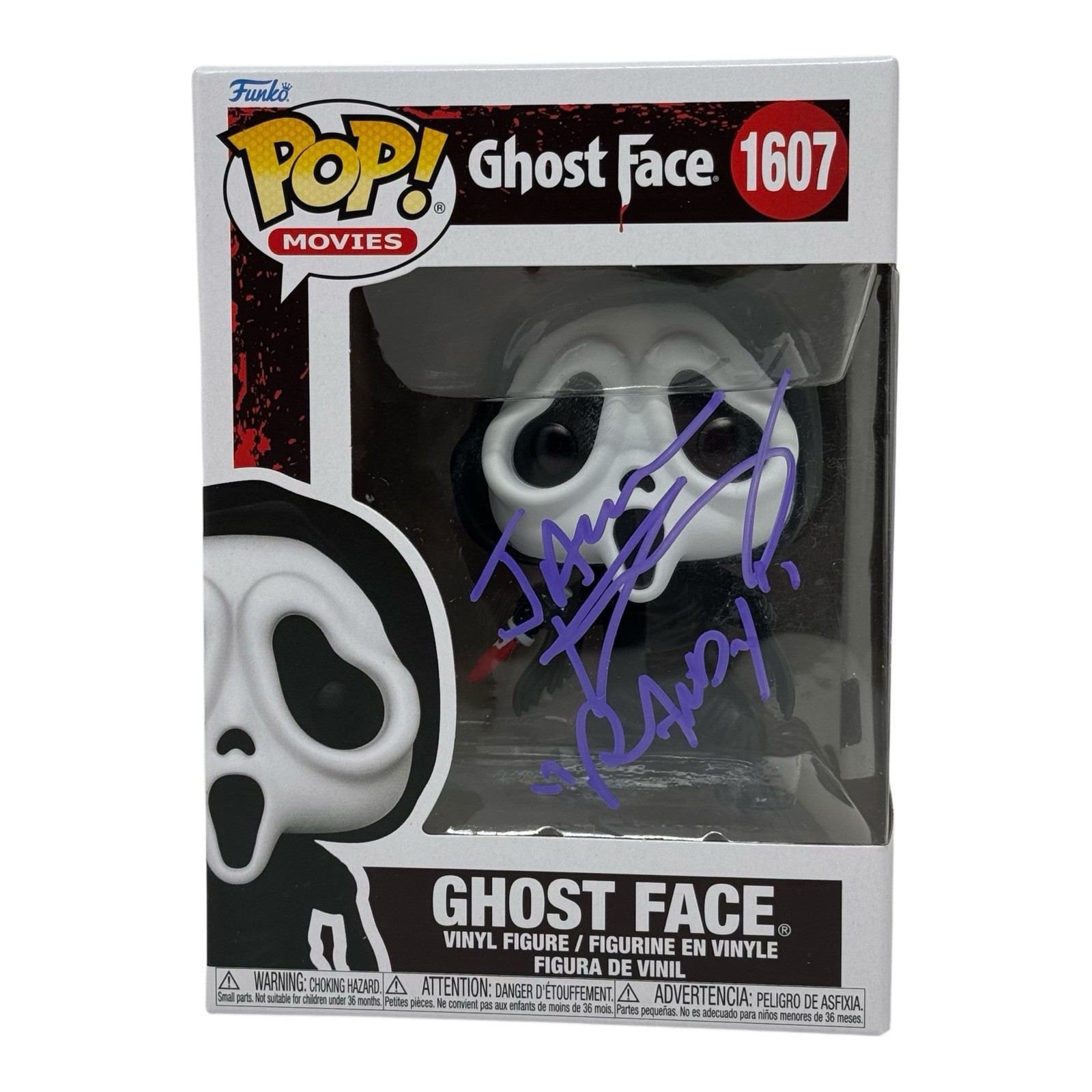 Jamie Kennedy Signed Scream Ghost Face Funko Pop Autograph Randy Beckett COA