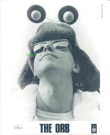 Press Photo: THE ORB 8×10 B&W 1991
