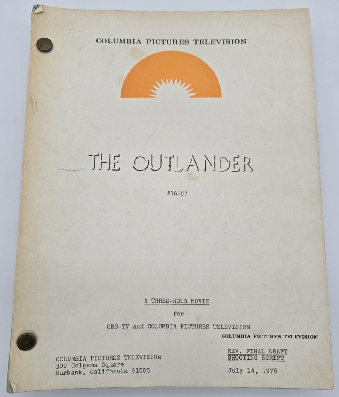 THE INCREDIBLE JOURNEY OF DOCTOR MEG LAUREL / Michael Berk 1978 TV Movie Script
