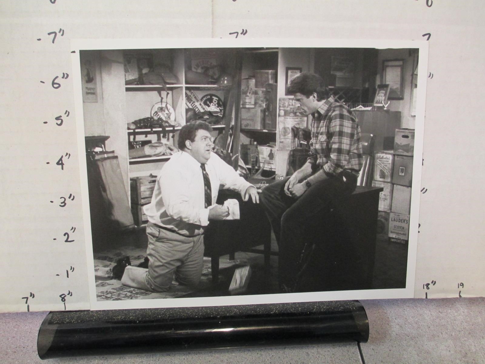 NBC TV show photo 1984 CHEERS Ted Danson George Wendt