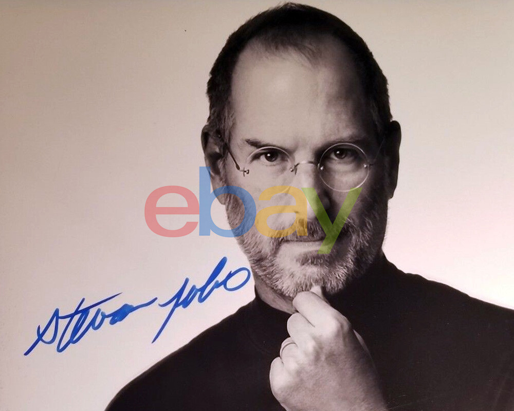 Steve Jobs Autographed 8×10 Signed Photo reprint