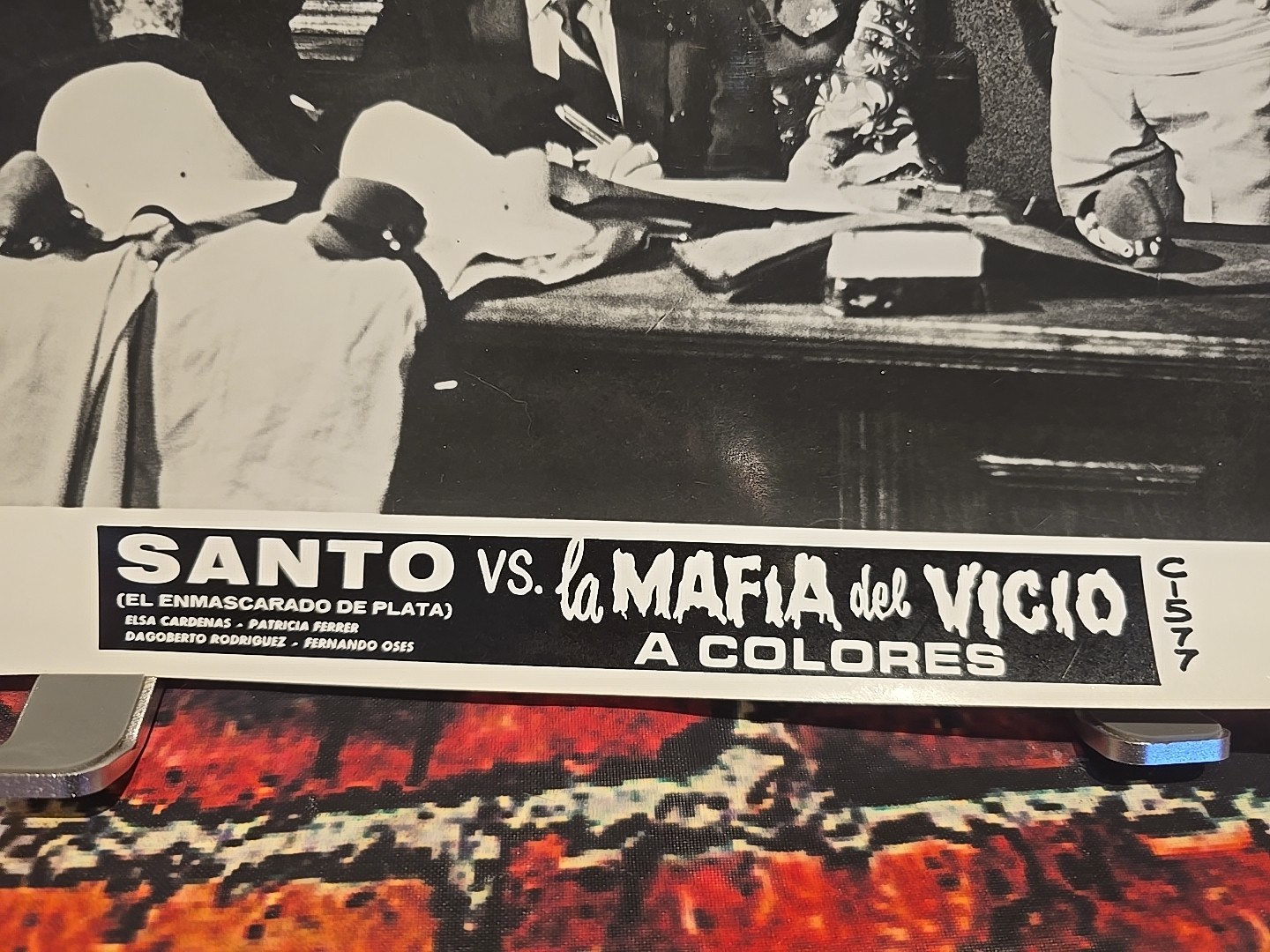 Original 1971 El Santo – Lucha Libre Movie Press Photo – Glossy – 8″x10″