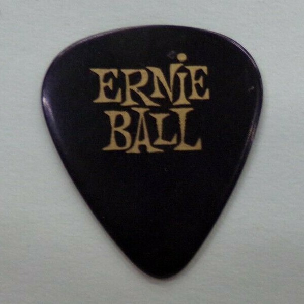 Scott Patton Ernie Ball Black With Gold Guitar Pick