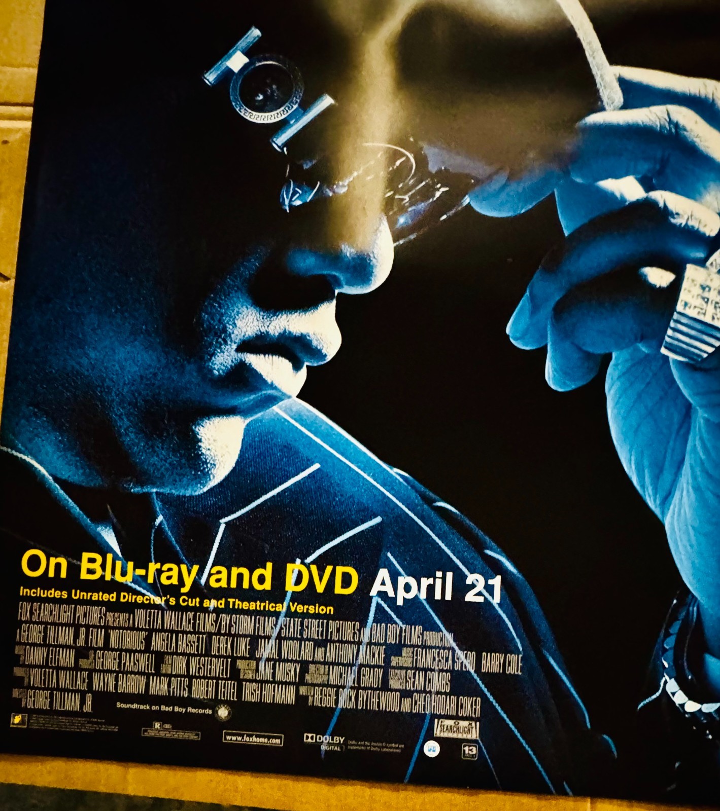Notorious B.I.G. – Video Store Movie Poster – Approx. 27″ X 40″ – READ & SEE