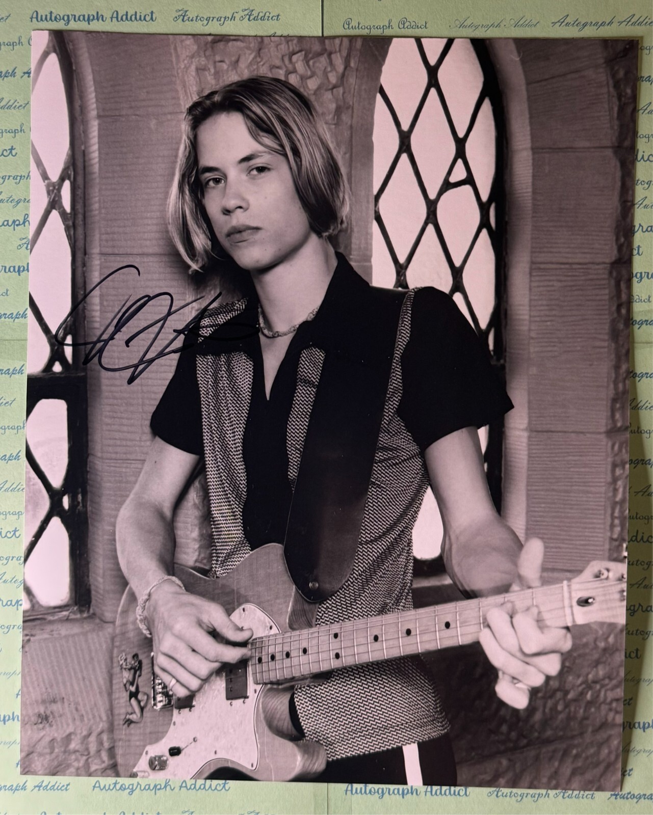 JOHNNY LANG signed 8×10 photo – Lie To Me