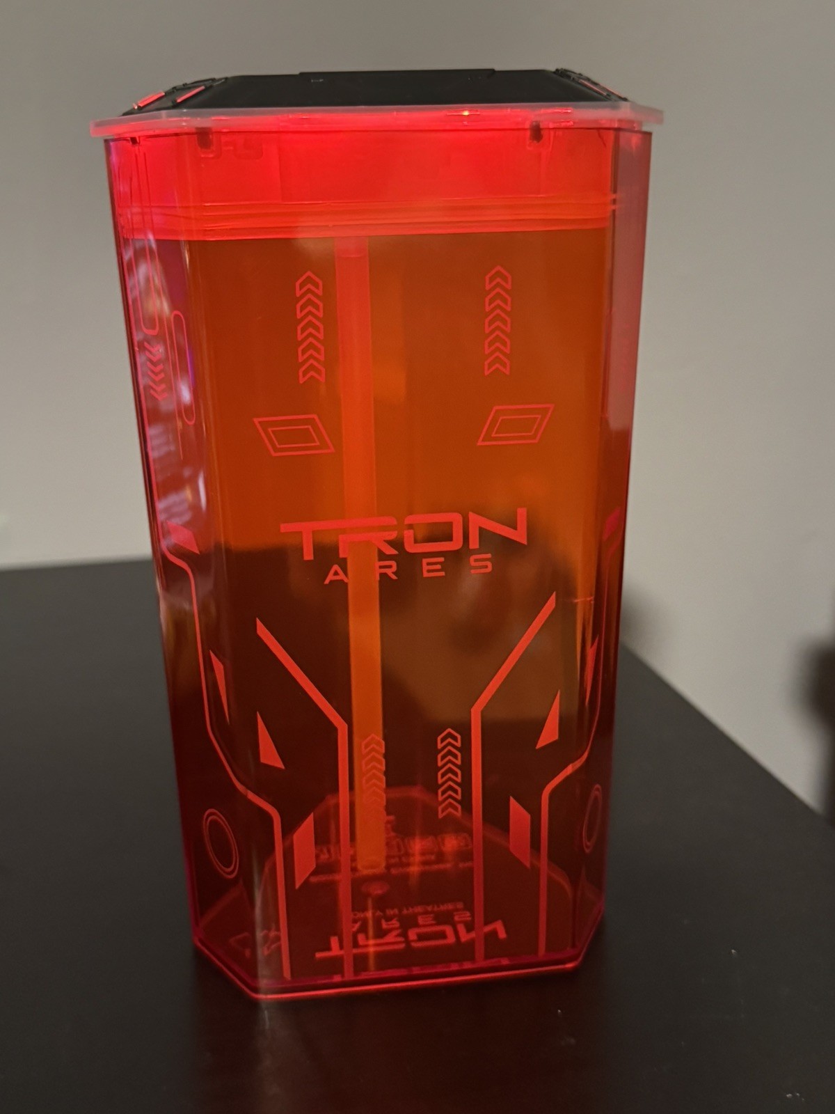 TRON: ARES Data Disk Tumbler Cup – AMC Exclusive LED Light-Up – Limited Edition