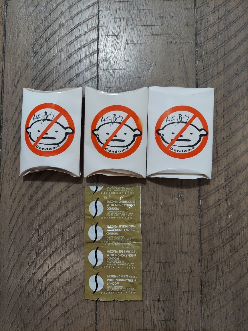 U2 – Zoo TV Tour – Achtung Baby Condoms – from 3/10/92 Philadelphia show – RARE