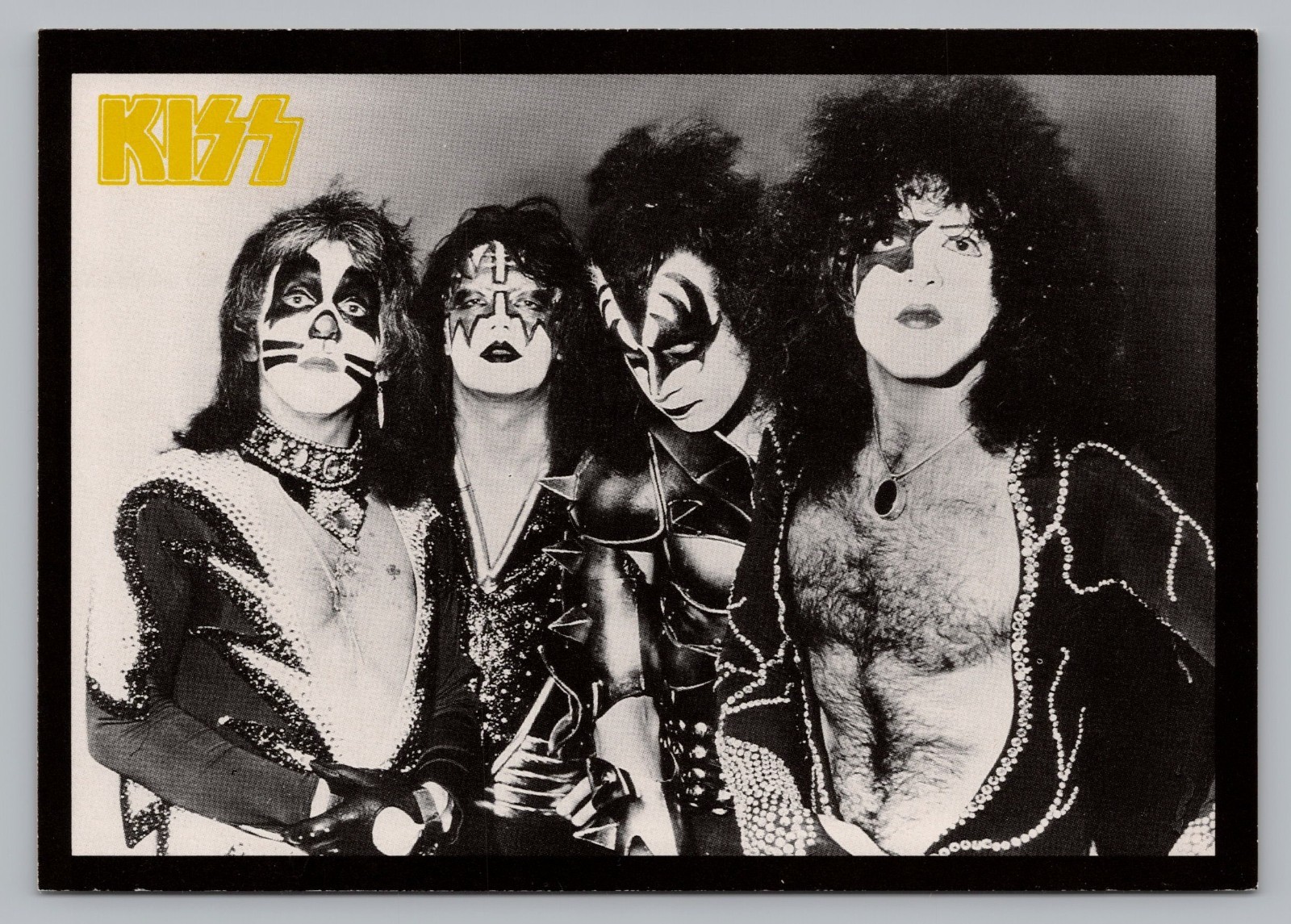 Kiss Group Photo, Vintage Underground Import Postcard 4×6 “Mini Poster” B12