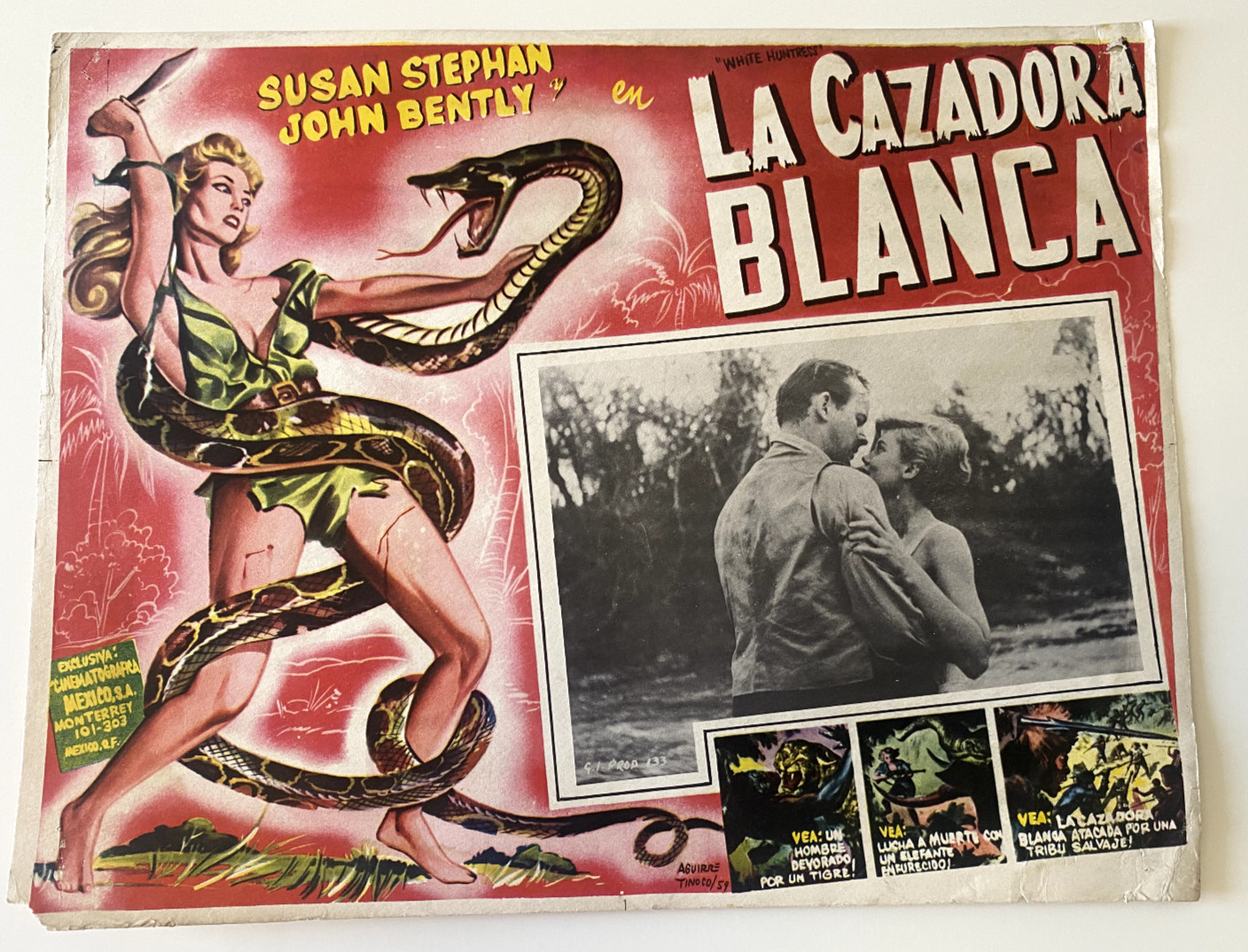 ORIGINAL Mexican movie lobby Cards – 1950s
