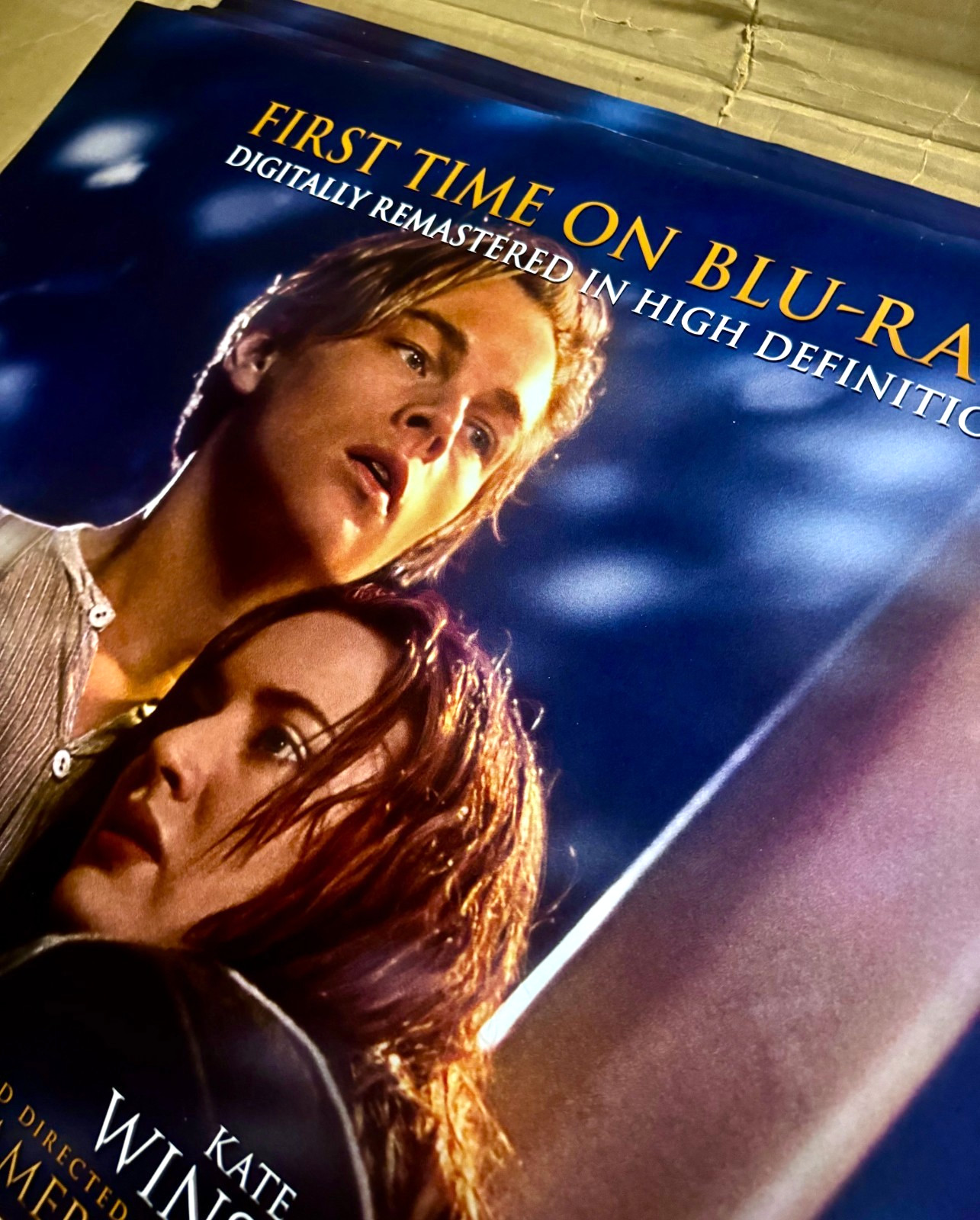 Titanic the Movie – Video Store Movie Poster – NEW – Original – 27″ x 40″ – READ