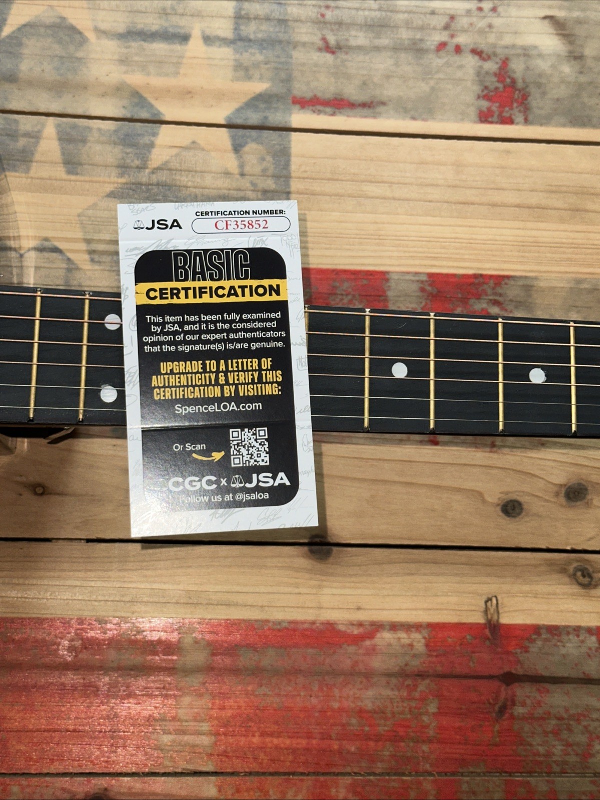 🚨RARE Morgan Wallen CUSTOM SIGNED Guitar I’M THE PROBLEM TOUR WALLEN JSA CERT
