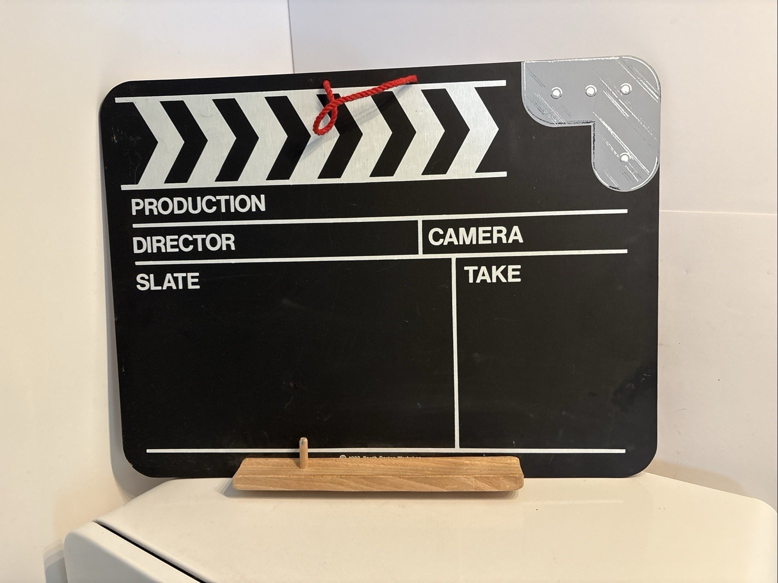 Movie Directors Film Slate Chalkboard 19×12” Wall/Door Hanging Dorm Room