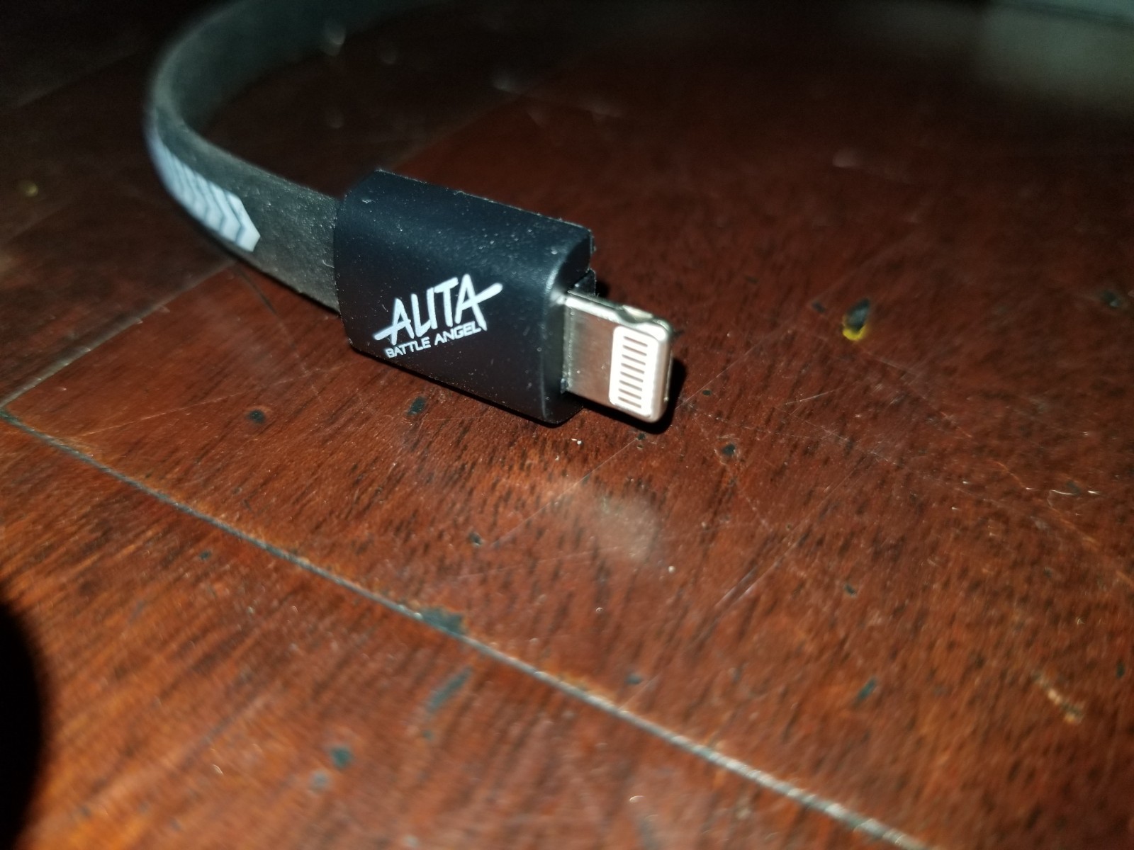 Alita Battle Angel Promo USB Wristband cable with Lightning connection port 2019