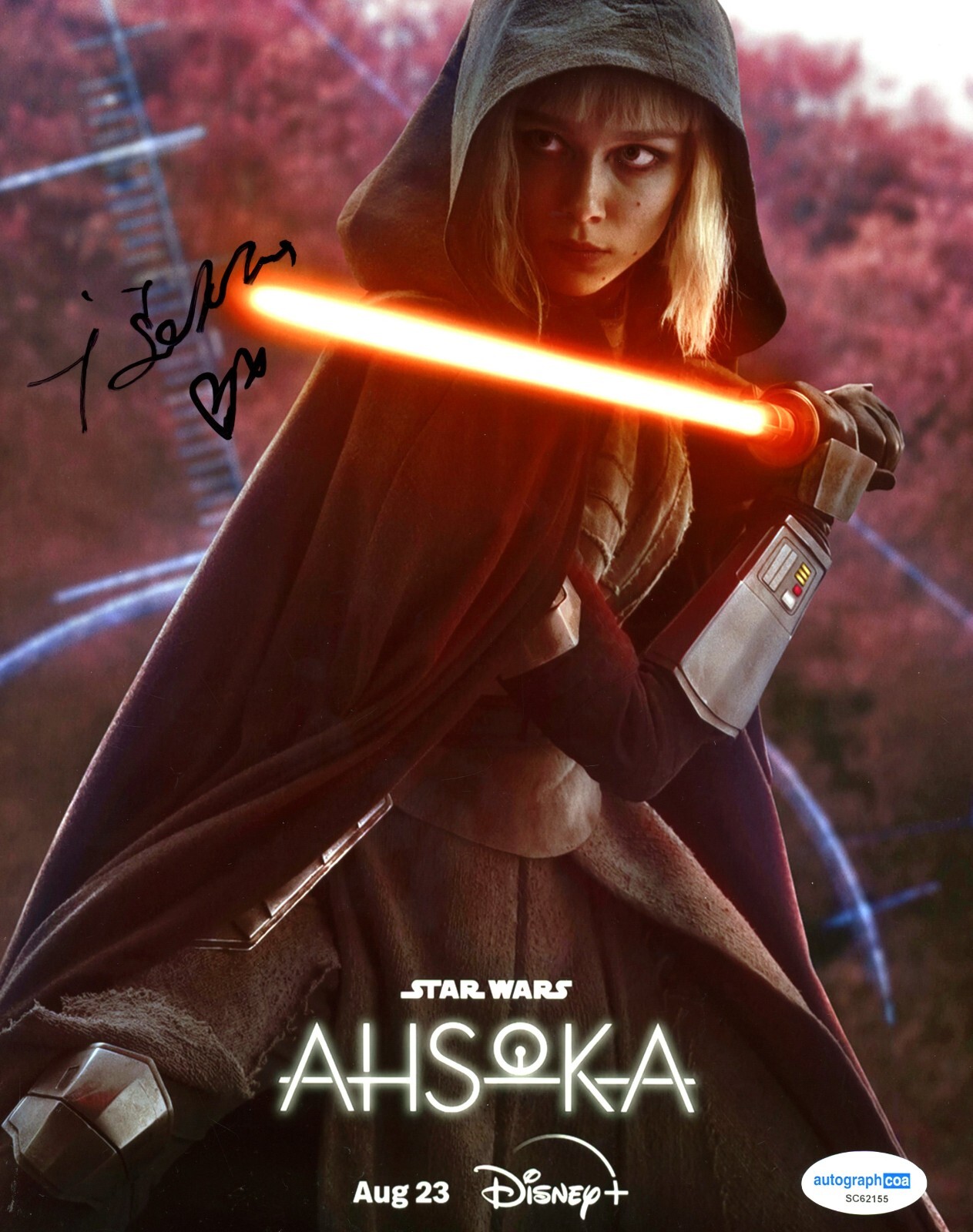 Ivanna Sakhno Ahsoka Autographed Signed 8×10 Photo ACOA