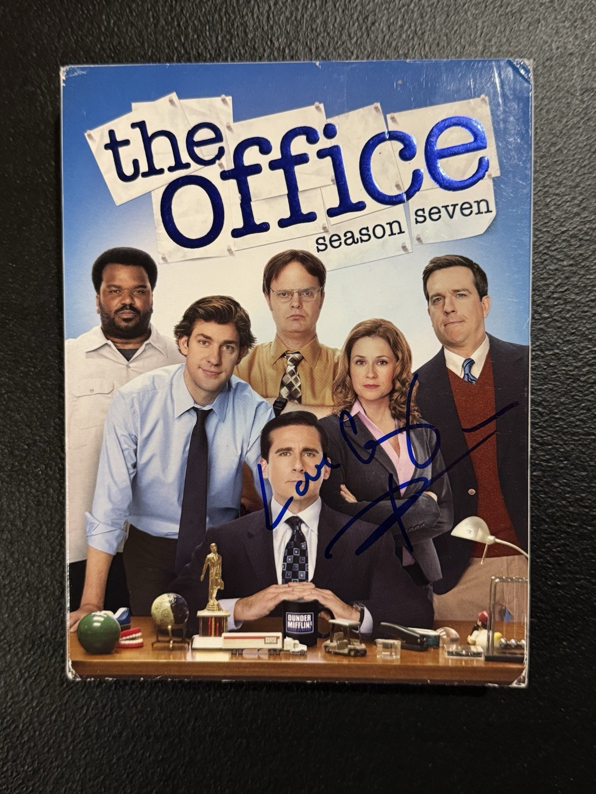 SIGNED Craig Robinson “Darryl” The Office Season 7 DVD 4 Disc Set Comedy Series