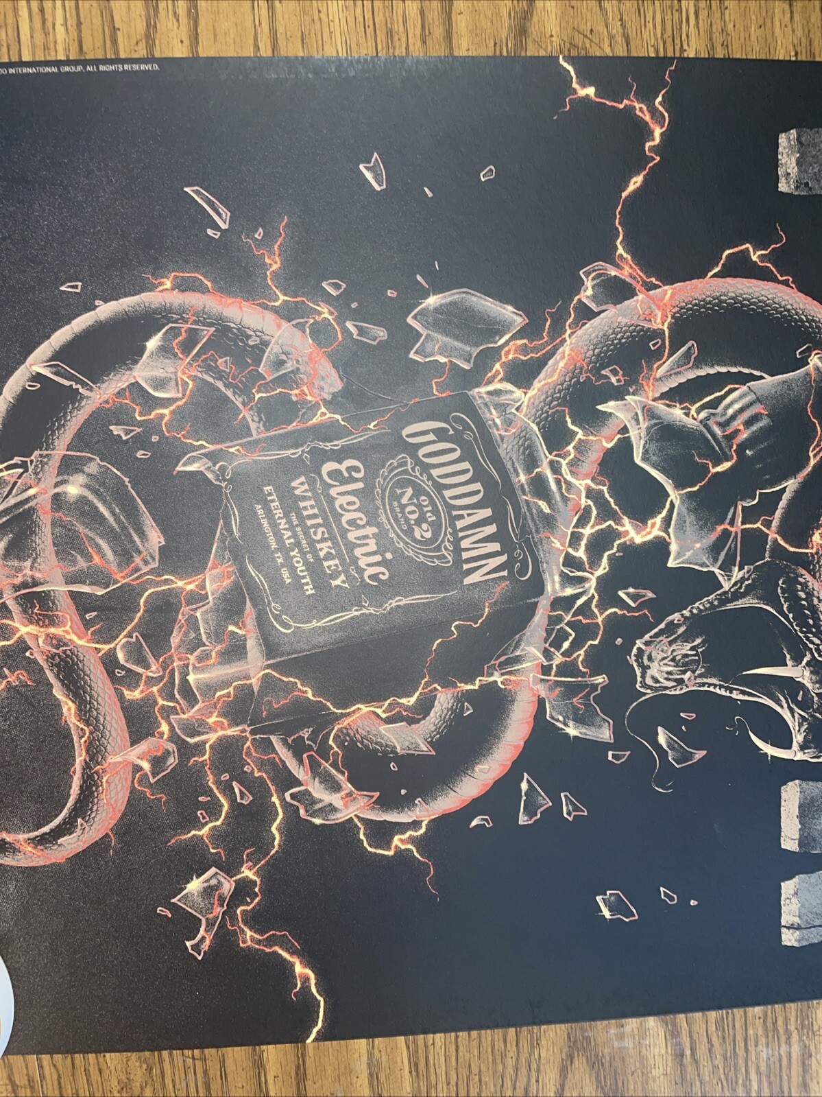 TEST PANTERA GODDAMN ELECTRIC WHISKEY POSTER VARIANT EDITION MATT RYAN TOBIN