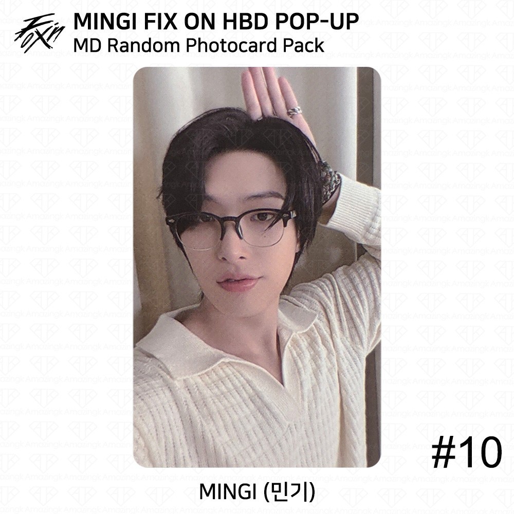 ATEEZ Mingi FIX ON HBD POP UP Photocard Benefit Official MD KPOP K-POP