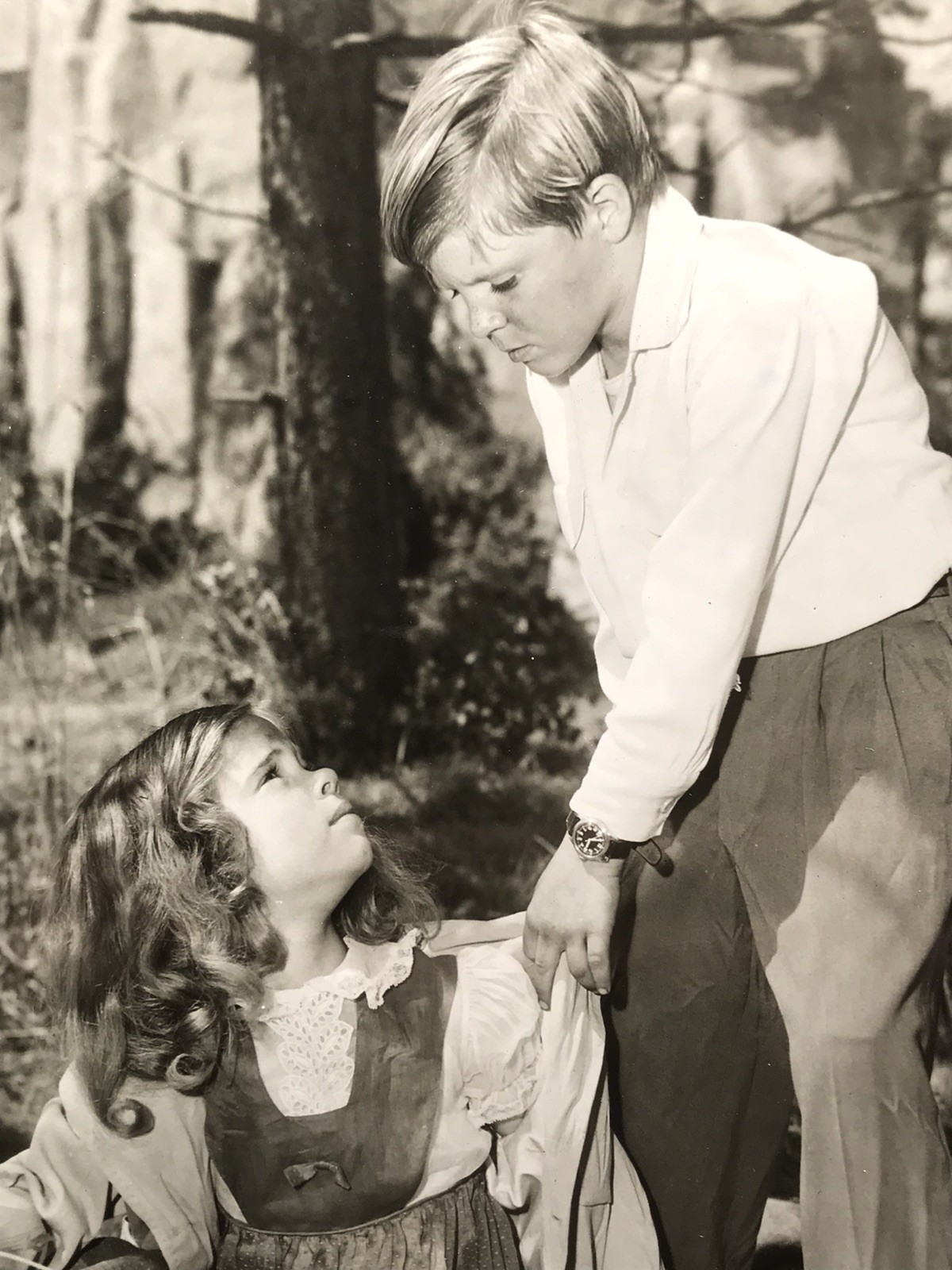 1953 THE DESPERATE SEARCH Lee Aaker & Linda Lowell Publicity Press Kit Photo